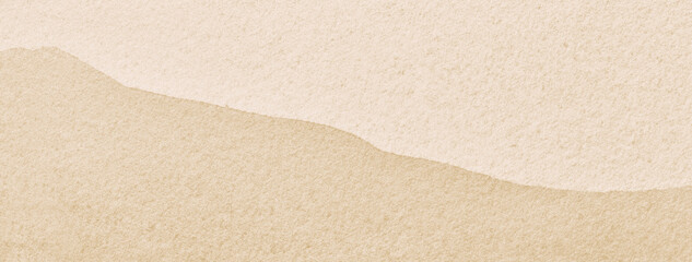 Abstract art background light beige colors. Watercolor painting on canvas with soft sand gradient.