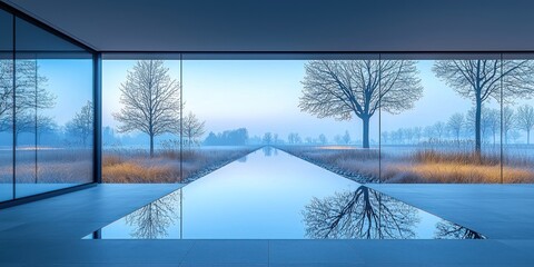 Tranquil Winter Landscape