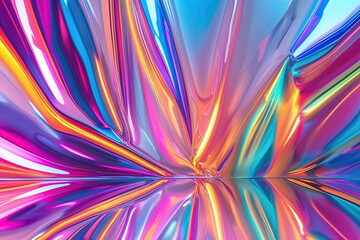 Translucent Acrylic Backdrop with Glossy Finish and Bright Colors