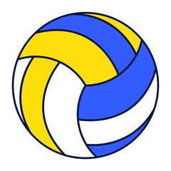 Volleyball ball illustration