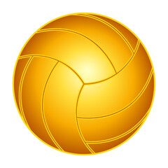 Volleyball gold ball