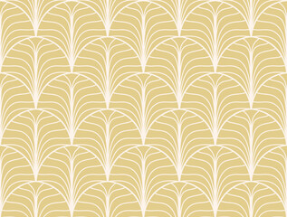 Abstract victorian seamless pattern. Vector art deco background. Geometric illustration.