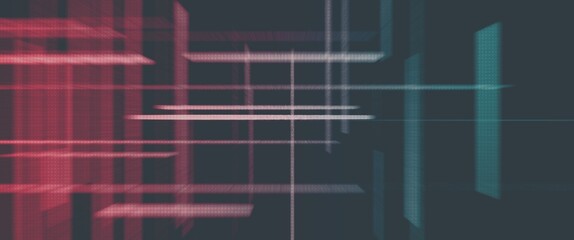 abstract pink and blue background with halftone texture and motion blur