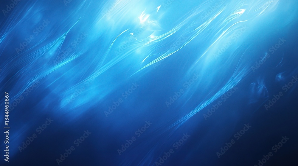 Poster abstract blue texture with soft gradients and fluid movement