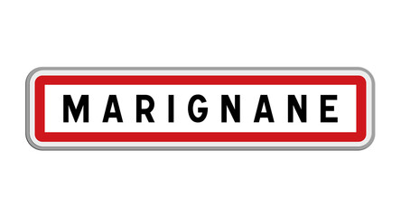 Panneau de Marignane, Bouches-du-Rhône, Provence-Alpes-Côte d’Azur