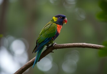 blue and yellow macaw ara, blue and yellow macaw, blue and gold macaw, a parrot, beautiful parrot, parrot is sitting on tree branch, ai generated