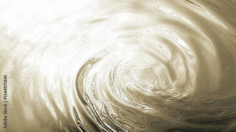 Poster abstract swirling patterns in golden tones, creating a sense of movement and fluidity