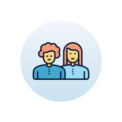 Couple Vector icon