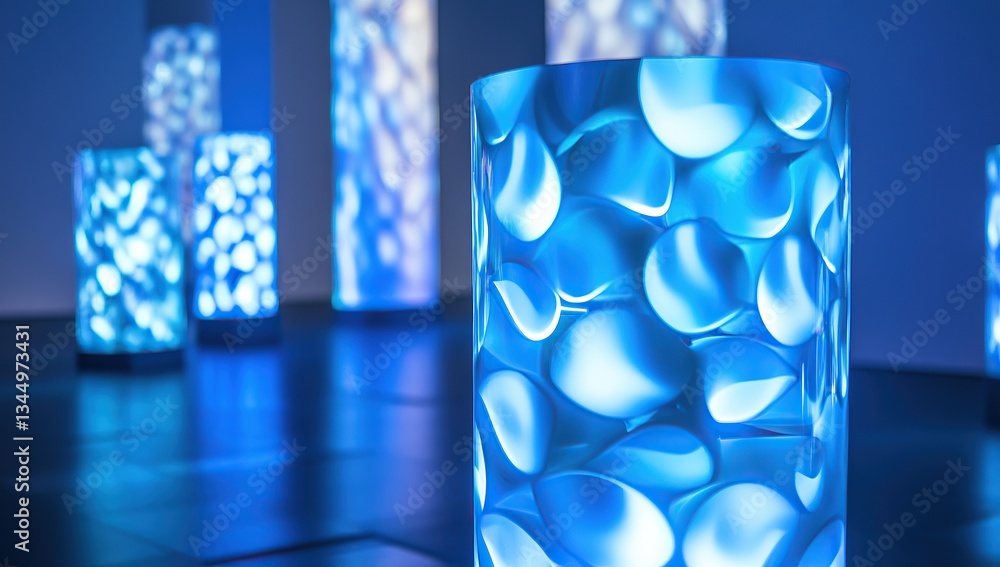 Poster close-up of led lights in an array, showcasing the technology behind modern lighting systems