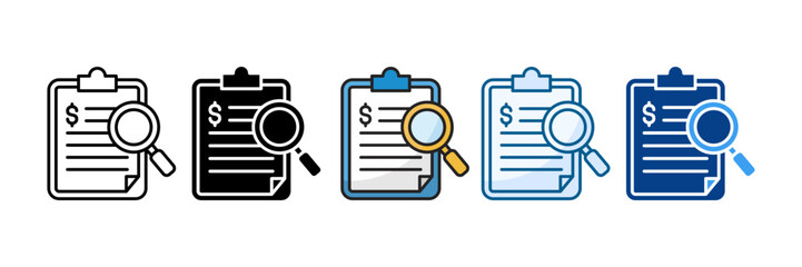 Inspecting Icon Set Multiple Style Collection