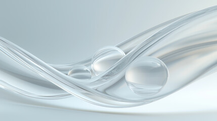 Cosmetics and medical wallpaper, light abstract