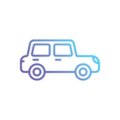 Family car Vector icon