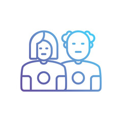 Grandparents Vector icon