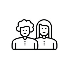 Couple Vector icon