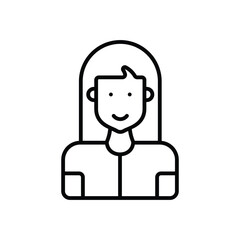 Girl Vector icon
