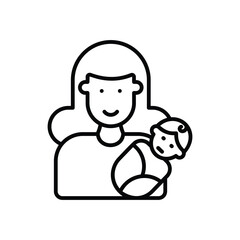 Motherhood Vector icon