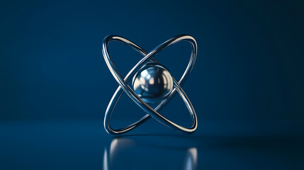 Silver Atom Model with Golden Electron Rings