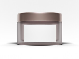 High-Quality Cream Bottle on Transparent Background with Shadow – Perfect for Mockups.