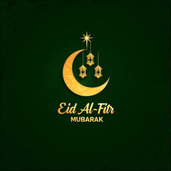 Eid Mubarak Greetings Card Design, Eid Mubarak post, Islamic concept vertical image