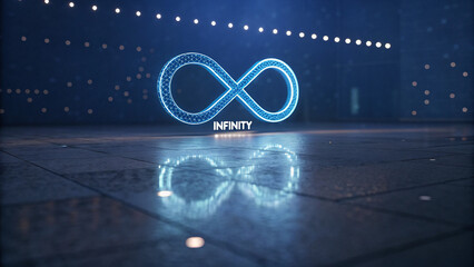 Infinite Future Blue Glow