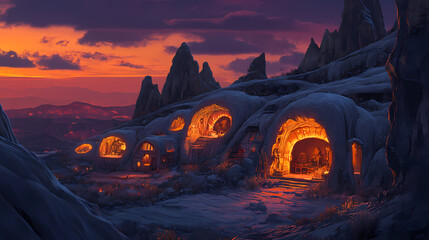 troglodyte dwellings cappadocia cave