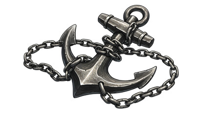 Obraz premium Anchor with Color Splash