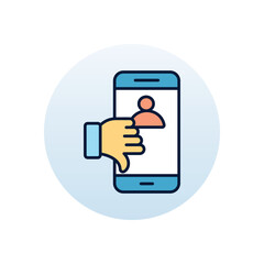 Cyber Bullying Vector icon
