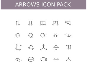 arrows icon pack