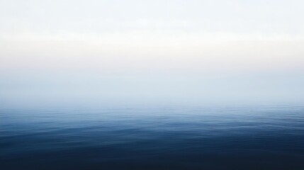 Obraz premium Tranquil waterscape with gentle ripples and serene horizon high resolution picture