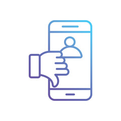 Cyber Bullying Vector icon