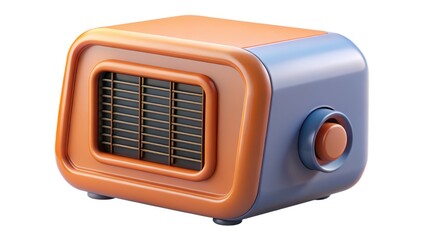 Retro-styled portable electric heater