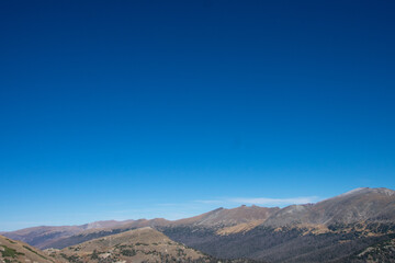 Eye level with the mountains Rocky Mountain National 
Park