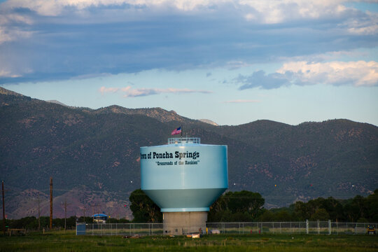 Poncha Springs water tower 