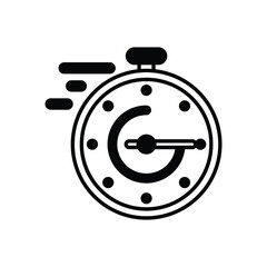 Stop Watch Vector icon