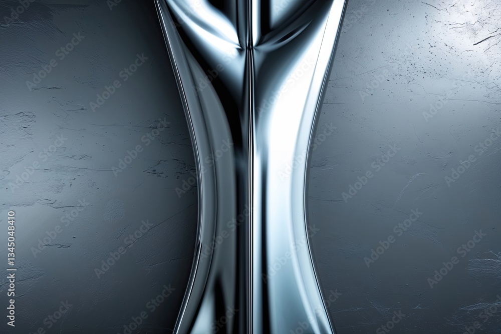 Poster sleek futuristic polished titanium background with unique vector design and smooth texture