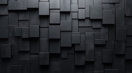 Dynamic black texture composition abstract art digital background minimalist design close-up contemporary aesthetic