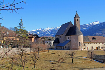 la chiesa di San Vigilio (ex Francescani) a Cavalese (Trento)