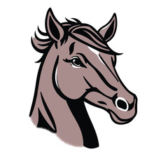 Horse logo. Horse Vector logo design. 