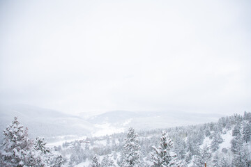 Rollinsville Colorado after snowfall