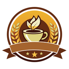 Vector Illustration of a Logo with a Ship Design