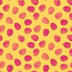 Easter eggs seamless spring pattern for wrapping paper and fabrics