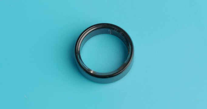 Tracker Smart Ring, Step Counter, Heart Rate, Blood Oxygen Tracker, Health Ring, Rotating. 