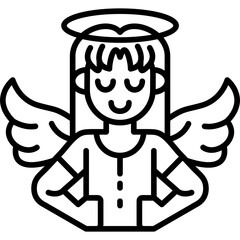 Angel Icon Vector Element