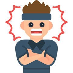 Scared Icon Vector Element