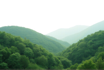 Obraz premium Lush Green Mountain Range Landscape