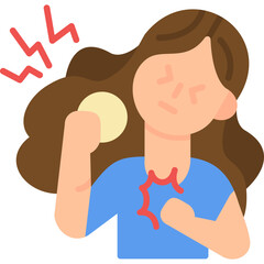 Exhausted Icon Vector Element