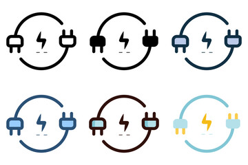 electrical service icon vector illustration