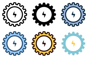 electrical service management icon vector illustration