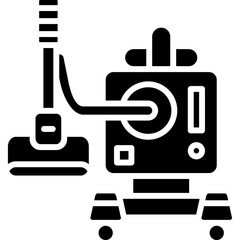 Vacuum Cleaner Icon Vector Element