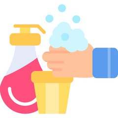 Hand Soap Icon Vector Element